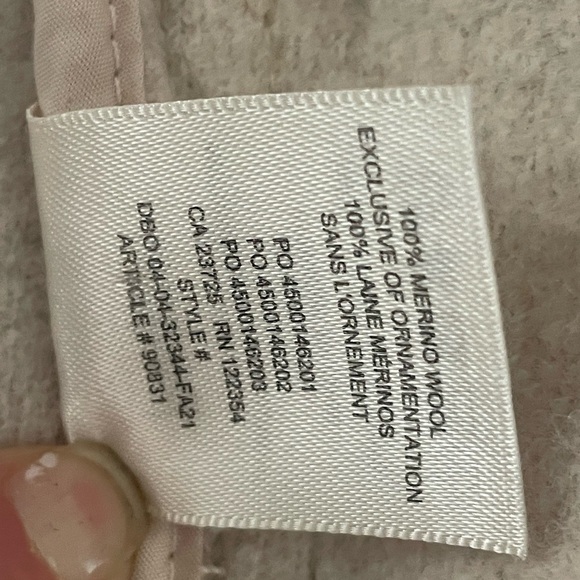 Wilfred - merino wool cream coat - Picture 4 of 6